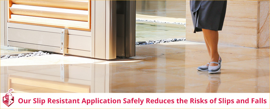 WFY Development Projects 1's slip resistant application safely reduces the risks of slips and falls